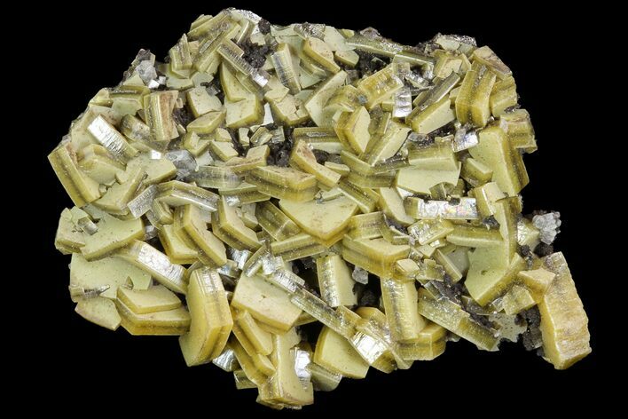 Sandwich Wulfenite Crystal Cluster - Ojuela Mine, Mexico #103496